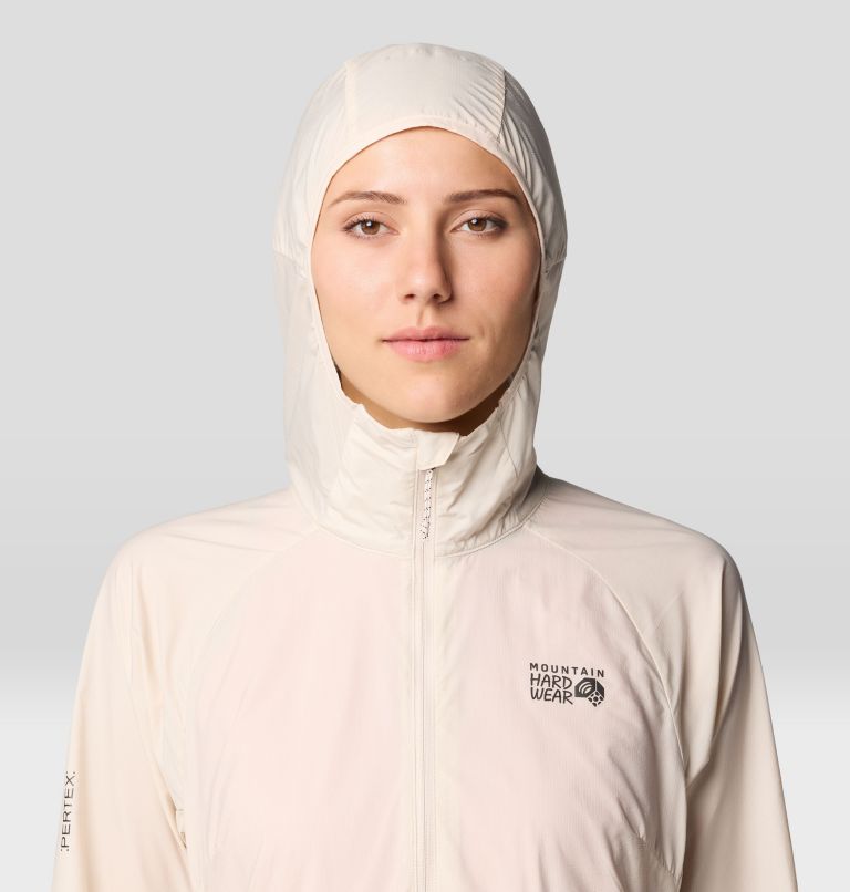 Women's Kor AirShell Hoody, Color: Talc, image 5