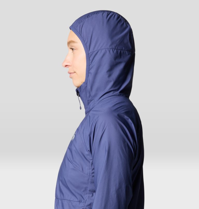 Women's Kor AirShell Hoody, Color: Lapis Dusk, image 6