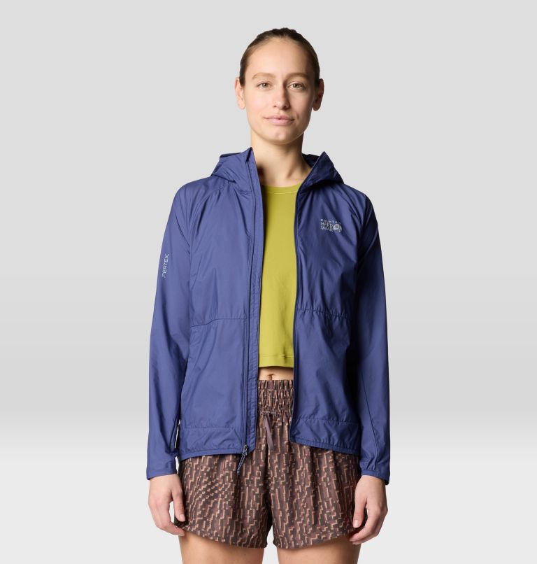 Women's Kor AirShell Hoody, Color: Lapis Dusk, image 10