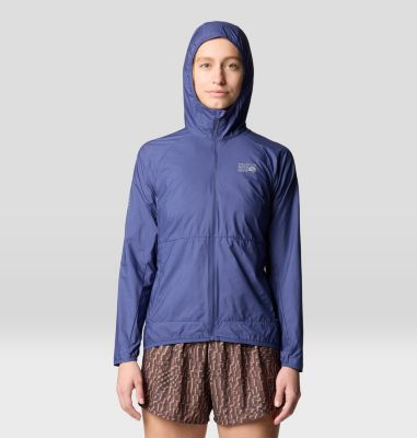 Women's Kor AirShell Hoody, Color: Lapis Dusk, image 9