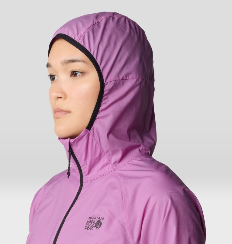 Women's Kor AirShell Hoody, Color: Lilac Glow, image 6