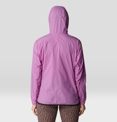 Women's Kor AirShell Hoody, Color: Lilac Glow, image 3