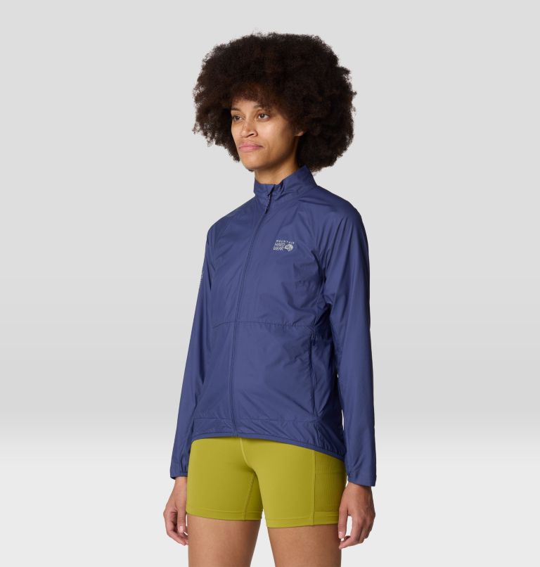 Women's Kor AirShell Full Zip Jacket, Color: Lapis Dusk, image 5