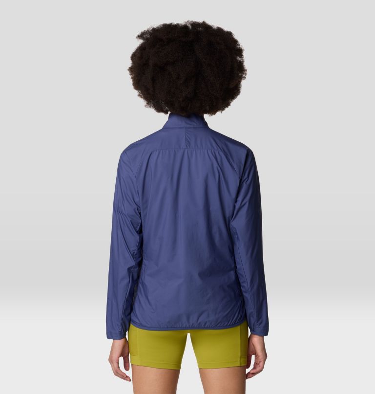 Women's Kor AirShell Full Zip Jacket, Color: Lapis Dusk, image 2
