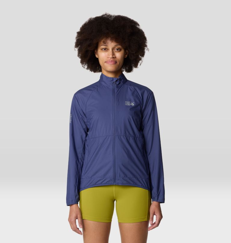 Women's Kor AirShell Full Zip Jacket, Color: Lapis Dusk, image 1