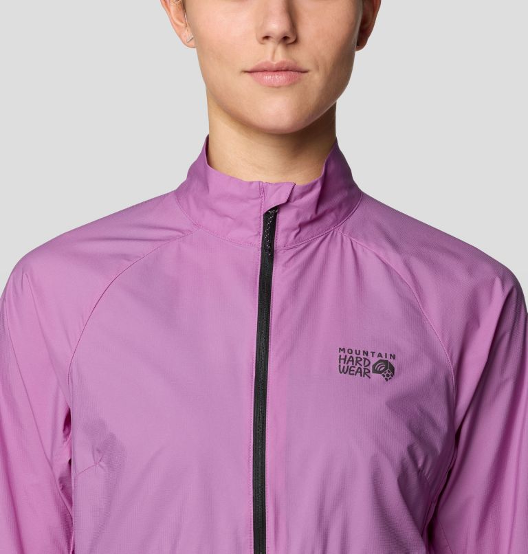 Women's Kor AirShell Full Zip Jacket, Color: Lilac Glow, image 5