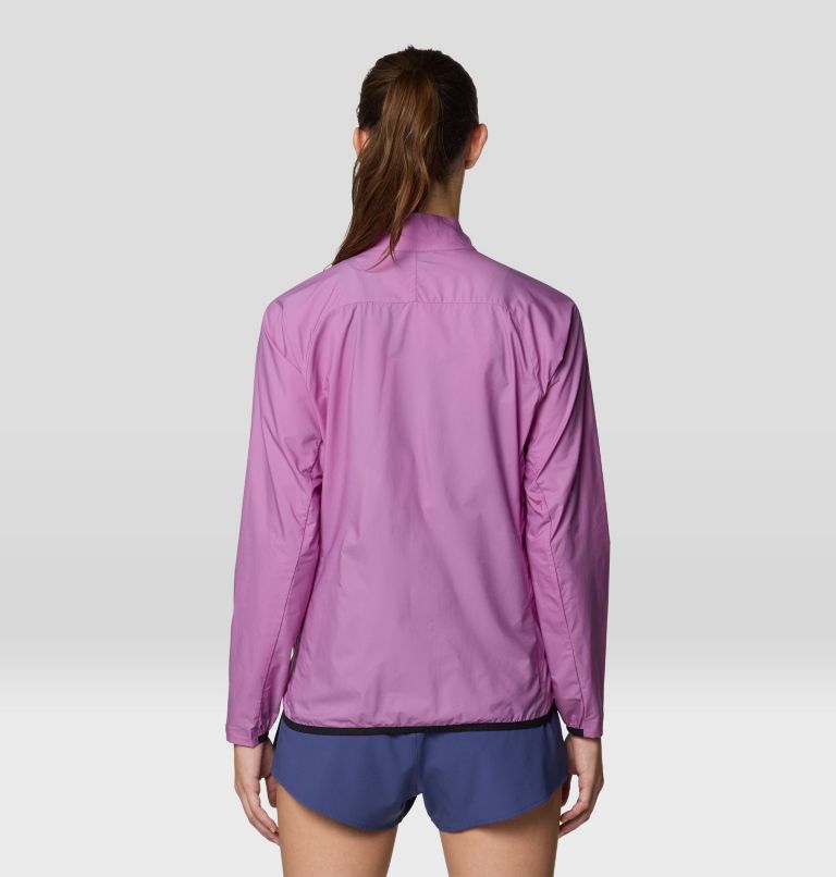 Women's Kor AirShell Full Zip Jacket, Color: Lilac Glow, image 3