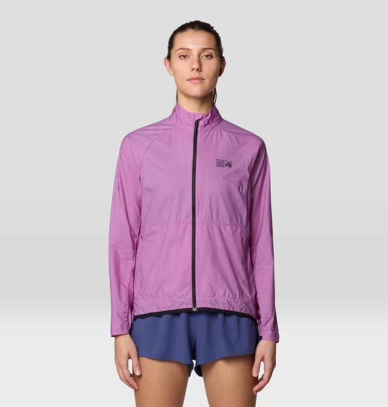 Women's Kor AirShell Full Zip Jacket, Color: Lilac Glow, image 1