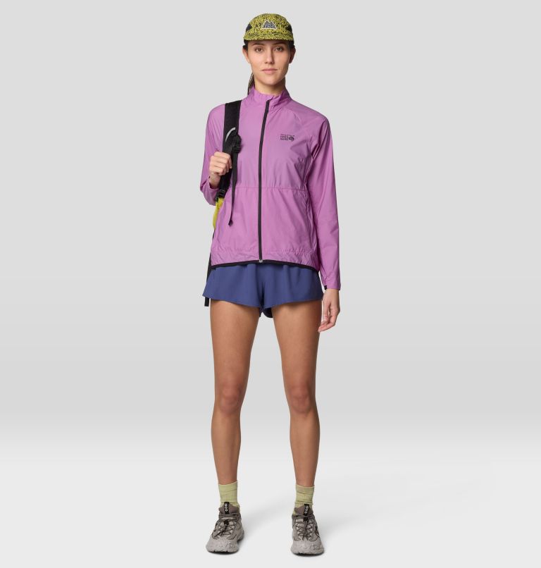 Women's Kor AirShell Full Zip Jacket, Color: Lilac Glow, image 2