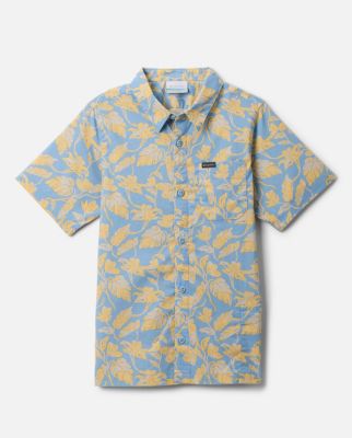 A light blue boys' t-shirt.
