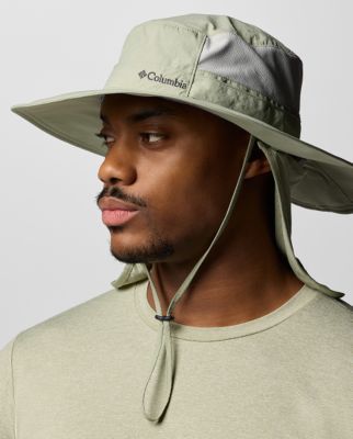 A man wearing a baseball hat.