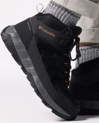 A multi-color sneaker.