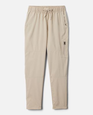 Flatlay of white pants.