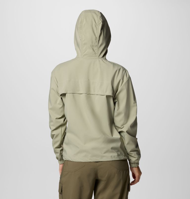 Women's Skien Valley Hooded Long Sleeve Shirt, Color: Safari, image 2