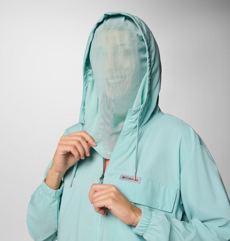 Chaqueta ligera con capucha Skien Valley para mujer, Color: Spray, image 6