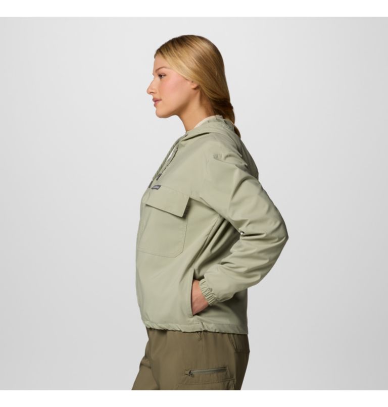 Women's Skien Valley Hooded Light Jacket, Color: Safari, image 3