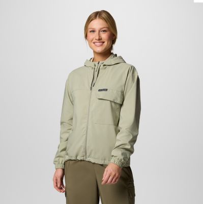 Women's Skien Valley Hooded Light Jacket, Color: Safari, image 1