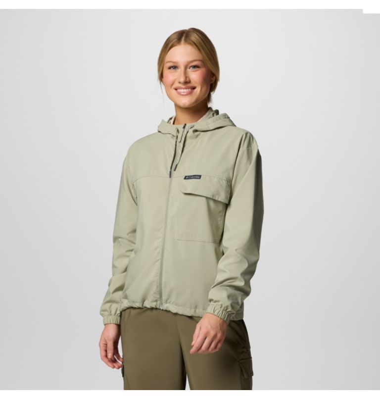 Women's Skien Valley Hooded Light Jacket, Color: Safari, image 1