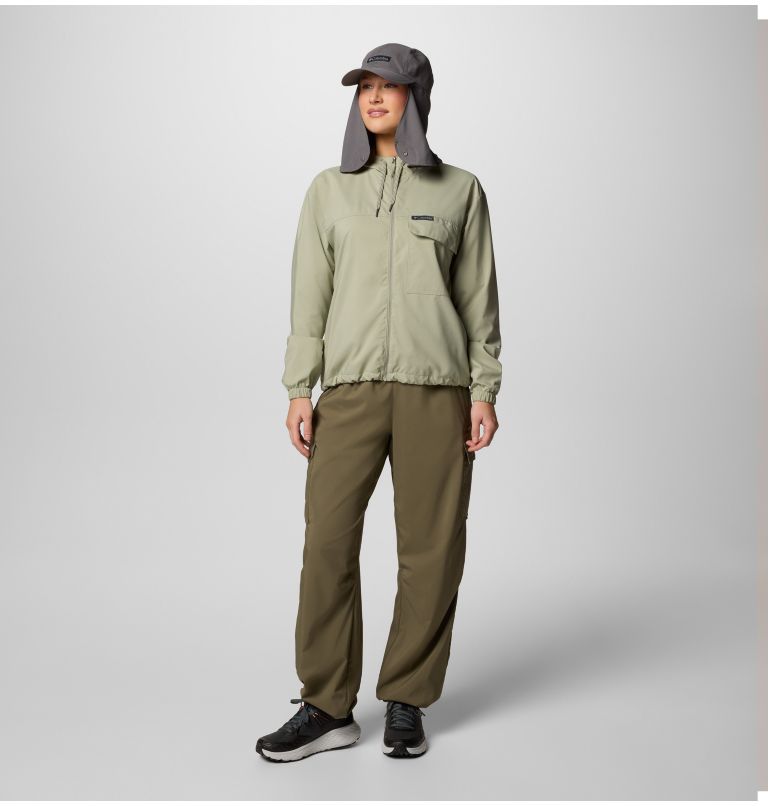 Women's Skien Valley Hooded Light Jacket, Color: Safari, image 9