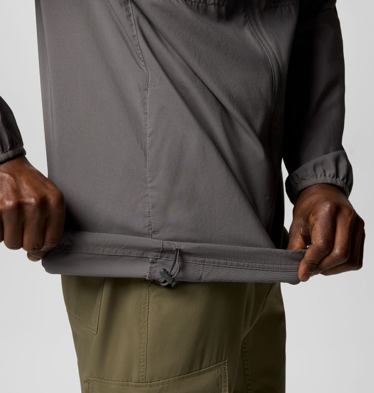 Men's Skien Valley Hooded Long Sleeve Shirt, Color: City Grey, image 9