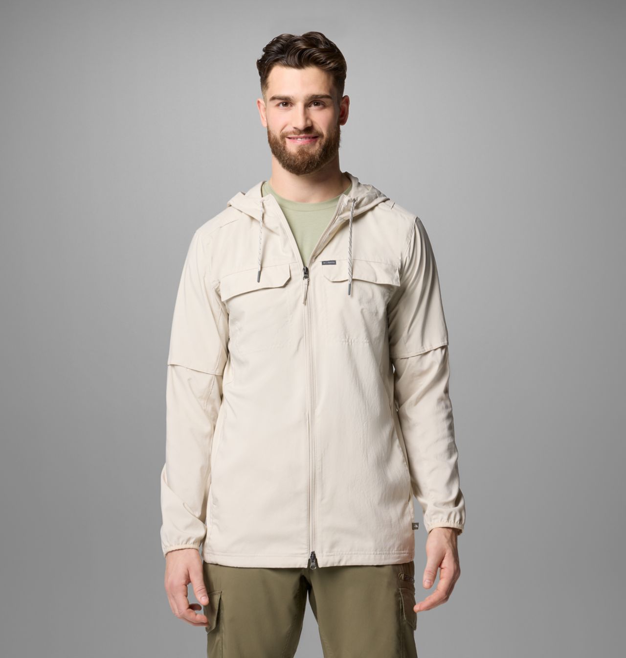 Men's Skien Valley™ Hooded Long Sleeve Shirt | 278 | L 1