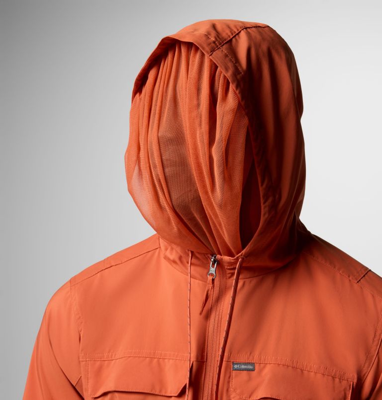 Men's Skien Valley Hooded Long Sleeve Shirt, Color: Tuscan, image 5