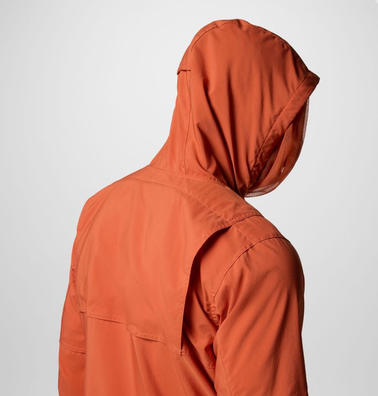 Men's Skien Valley Hooded Long Sleeve Shirt, Color: Tuscan, image 7