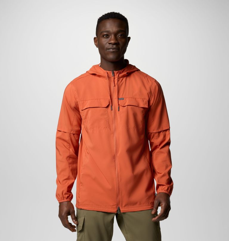 Men's Skien Valley Hooded Long Sleeve Shirt, Color: Tuscan, image 1