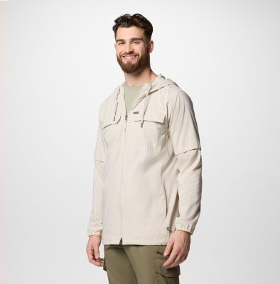 Veste Légère à Capuche Skien Valley Homme, Color: Dark Stone, image 3