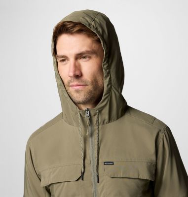 Veste Légère à Capuche Skien Valley Homme, Color: Stone Green, image 8