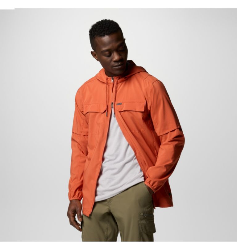 Men's Skien Valley Hooded Light Jacket, Color: Tuscan, image 3