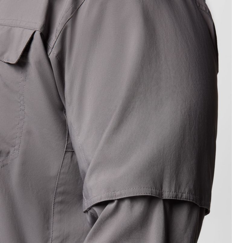 Men's Skien Valley Hooded Long Sleeve Shirt - Big, Color: City Grey, image 9