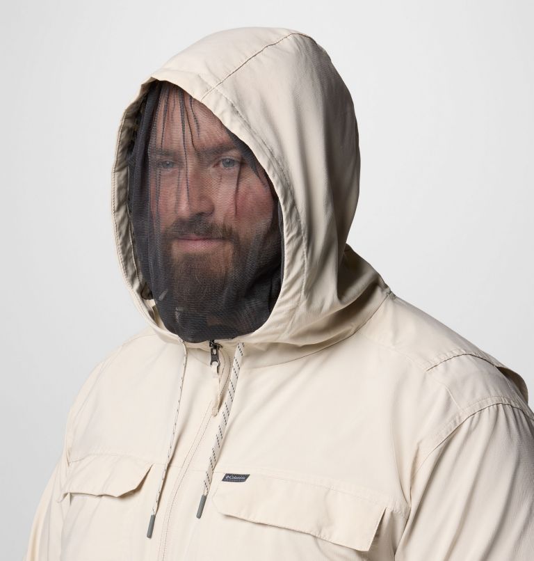 Men's Skien Valley Hooded Long Sleeve Shirt - Big, Color: Dark Stone, image 7