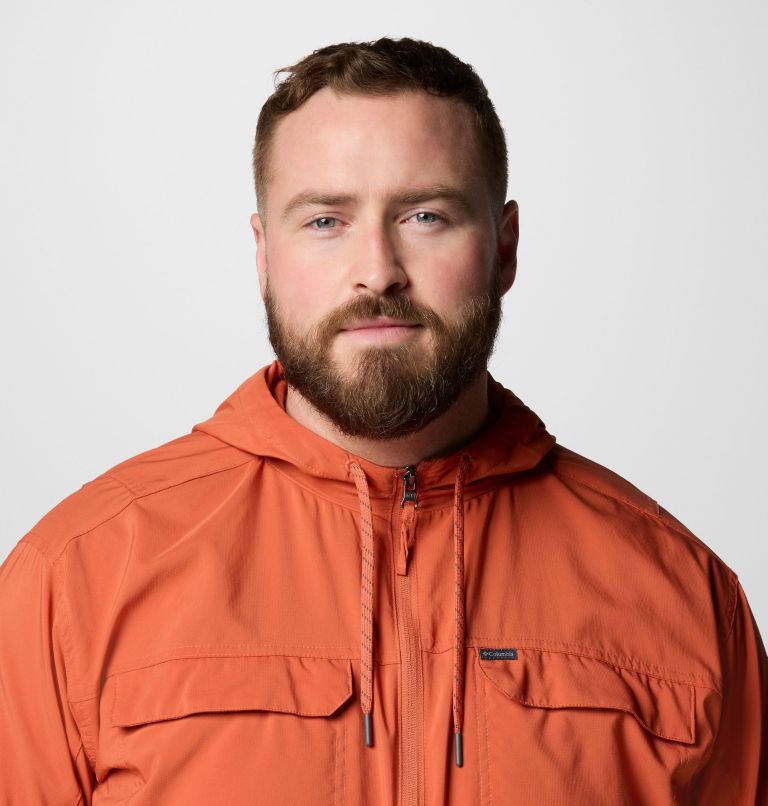 Men's Skien Valley Hooded Long Sleeve Shirt - Big, Color: Tuscan, image 5