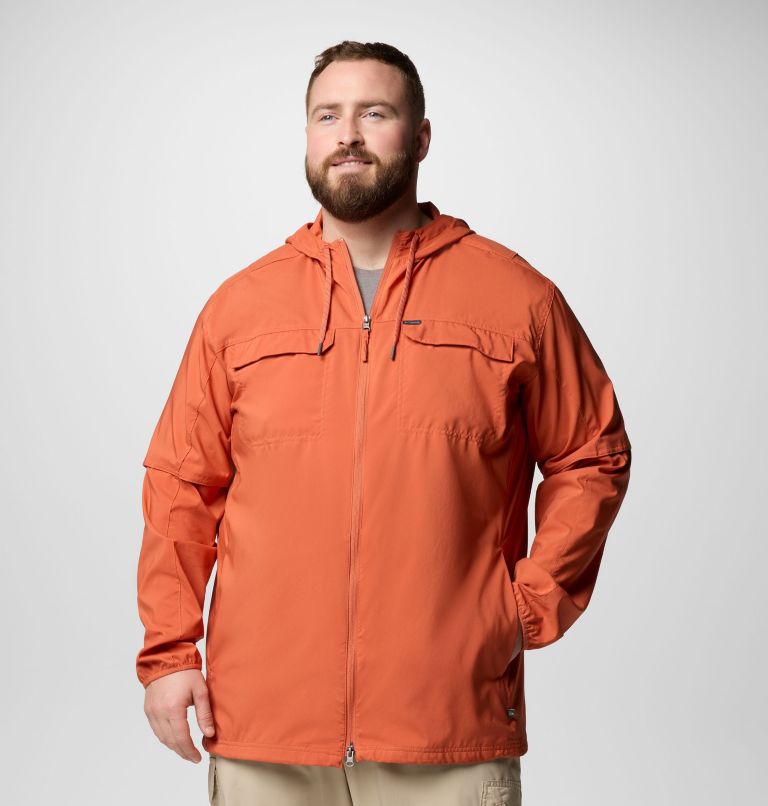 Men's Skien Valley Hooded Long Sleeve Shirt - Big, Color: Tuscan, image 1