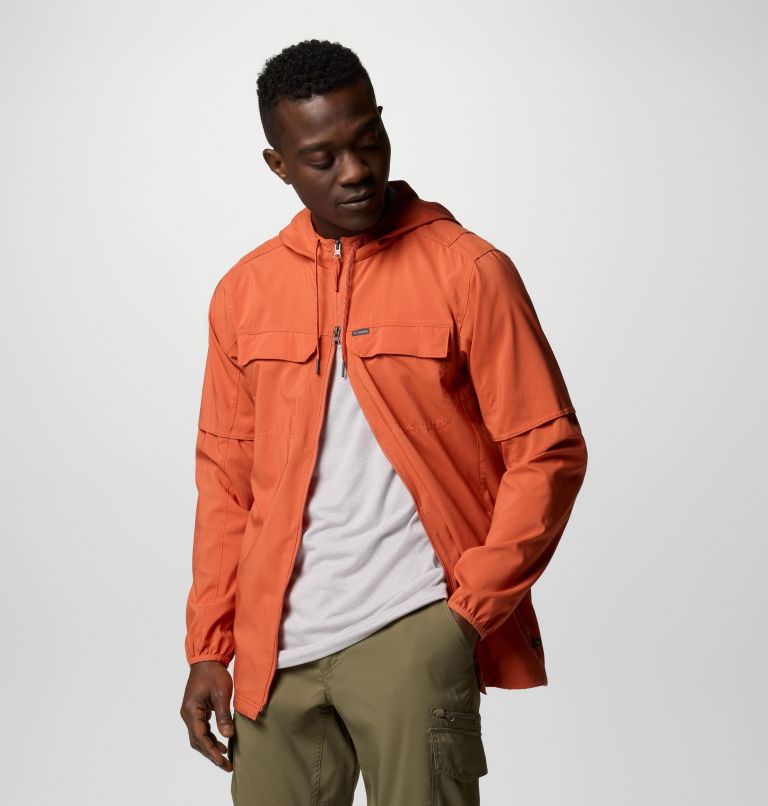 Men's Skien Valley Hooded Long Sleeve Shirt - Tall, Color: Tuscan, image 4
