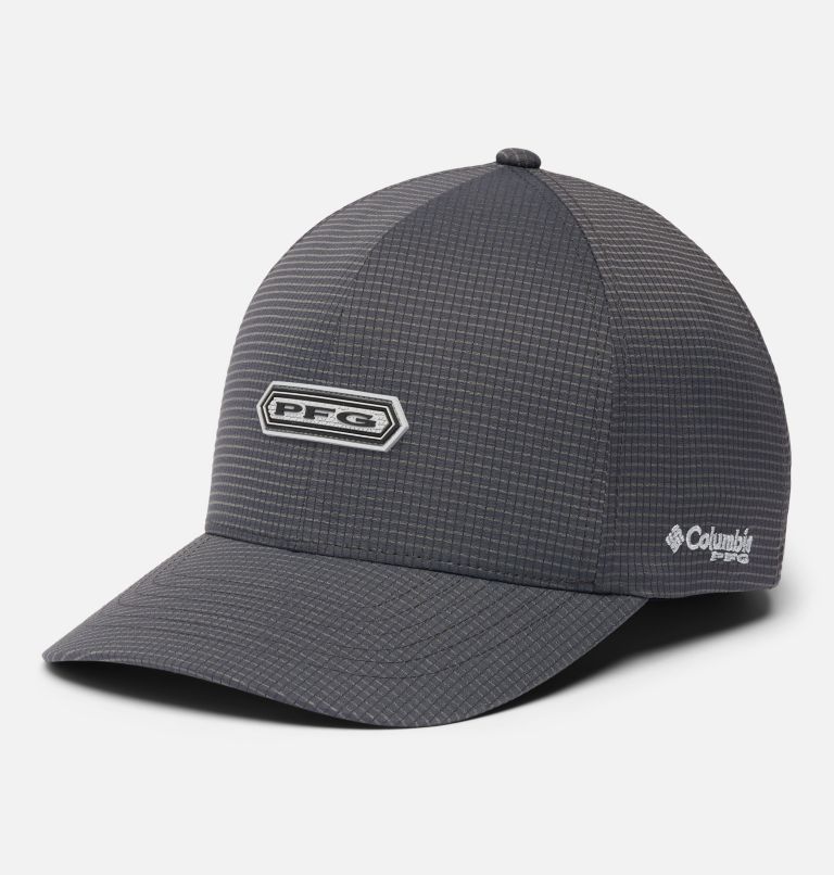 PFG Island Angler Stretch Fit Ball Cap, Color: Shark, PFG Tag, image 1