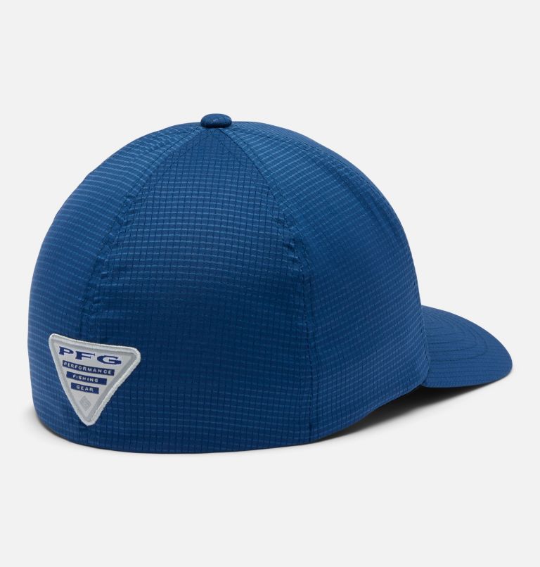 PFG Island Angler Stretch Fit Ball Cap, Color: Carbon, PFG Diamond Bit Tuna, image 2