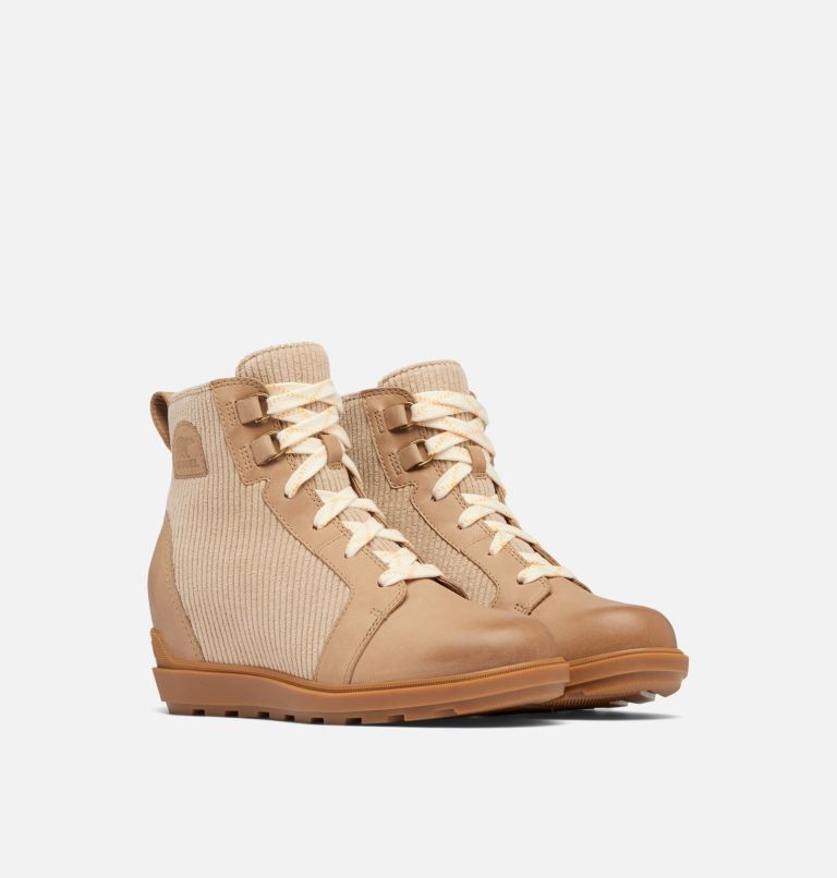 EVIE II NW Lace Plus Women's Bootie, Color: Dusty Tan, Gum 2, image 2