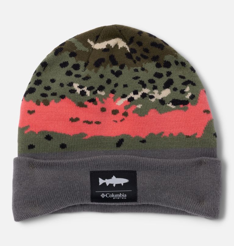 PFG Fall River Beanie, Color: City Grey, Rainbow Trout, image 1