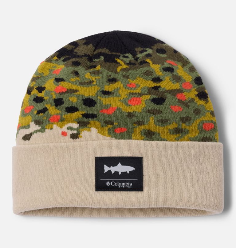 PFG Fall River Beanie, Color: Dark Stone, Brown Trout, image 1