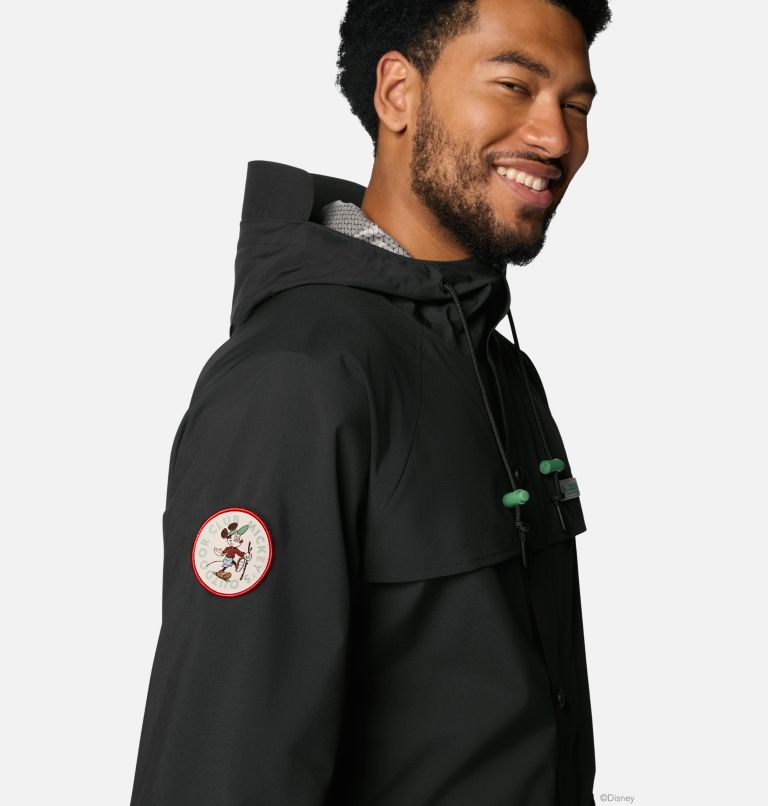 Chaqueta exterior impermeable CSC x Disney Mickey Mouse Ibex para adultos, Color: Black, image 5