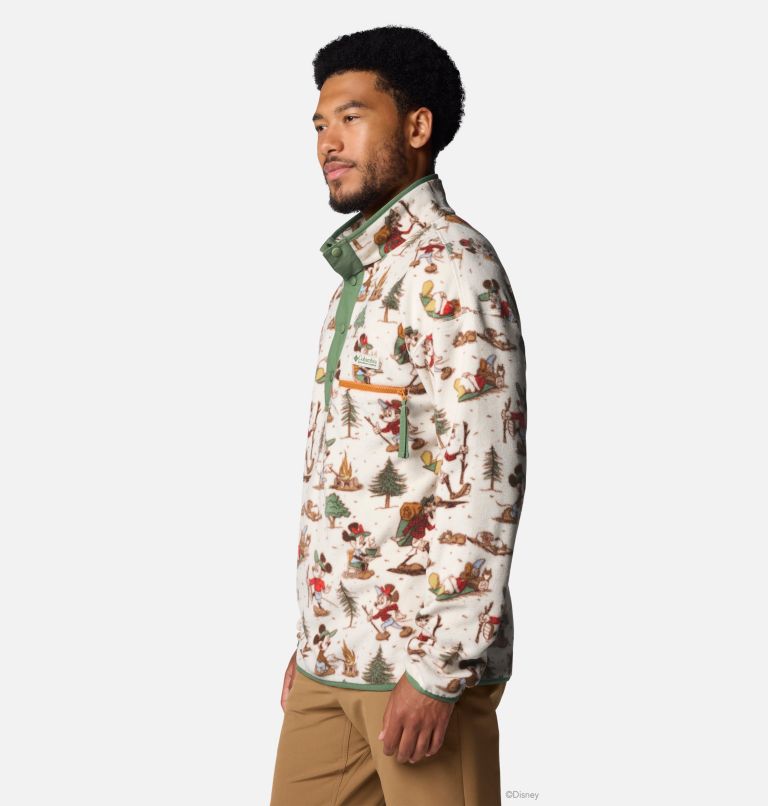 Polaire Semi-boutonnée CSC x Disney Mickey et Friends Homme, Color: Light Sand, image 3