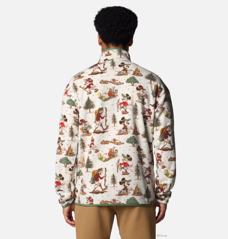 Polaire Semi-boutonnée CSC x Disney Mickey et Friends Homme, Color: Light Sand, image 2