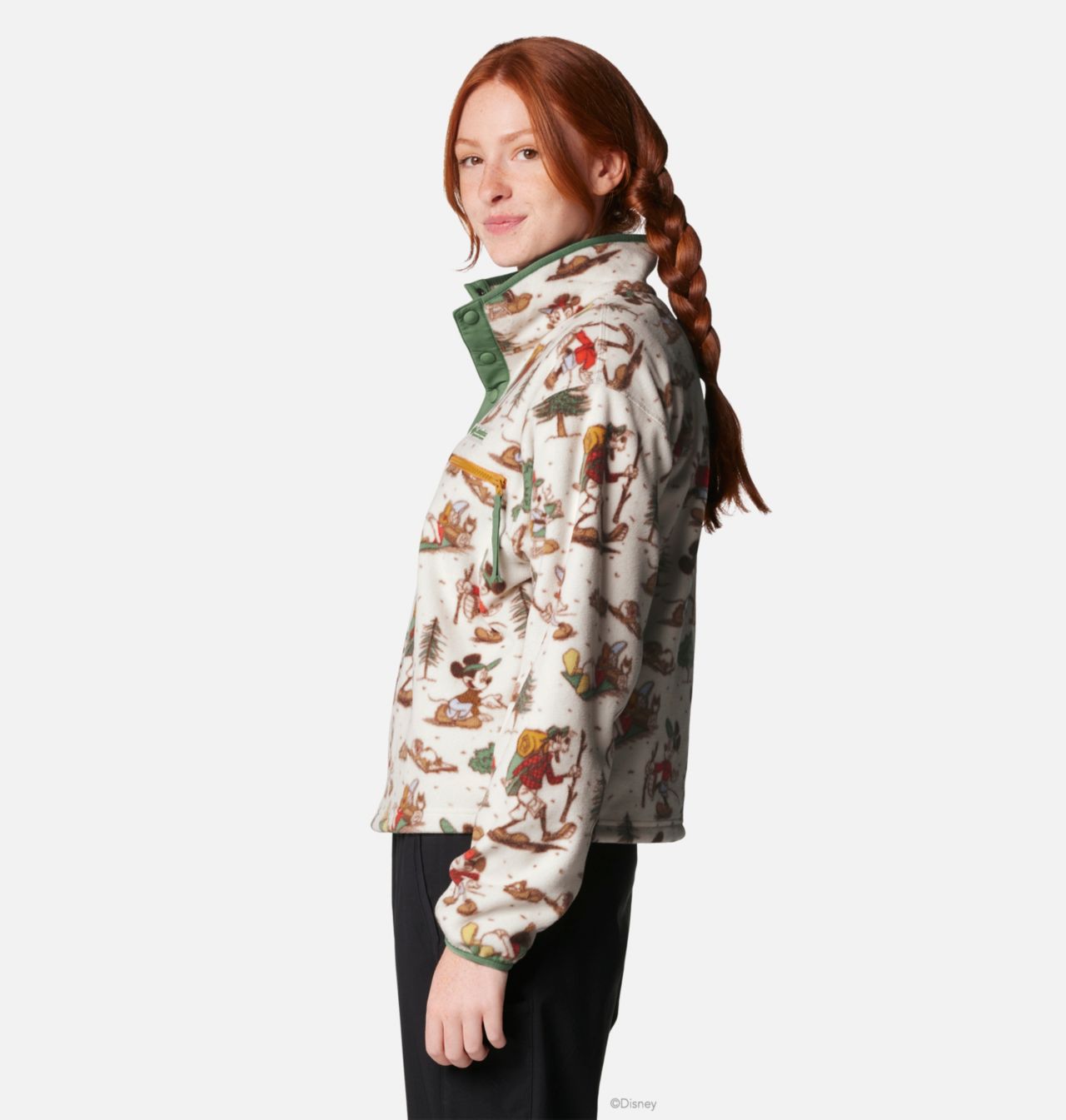 Women's CSC x Disney Mickey & Friends Half Snap Fleece 3