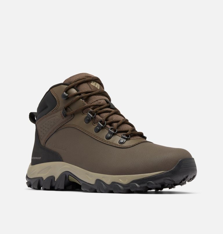 Men's Newton Explorer Boot - Wide, Color: Cordovan, Stone Green, image 3
