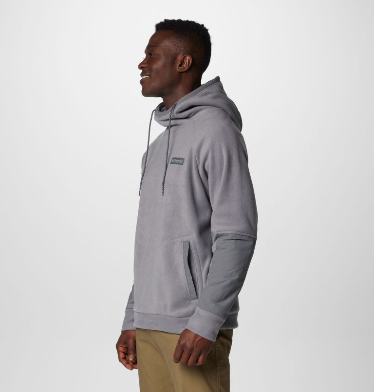 Men's Hunterdon II Fleece Hoodie, Color: City Grey, image 4