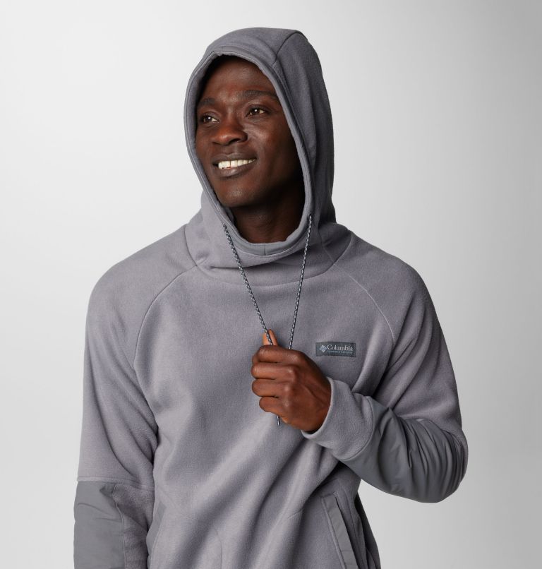 Men's Hunterdon II Fleece Hoodie, Color: City Grey, image 5