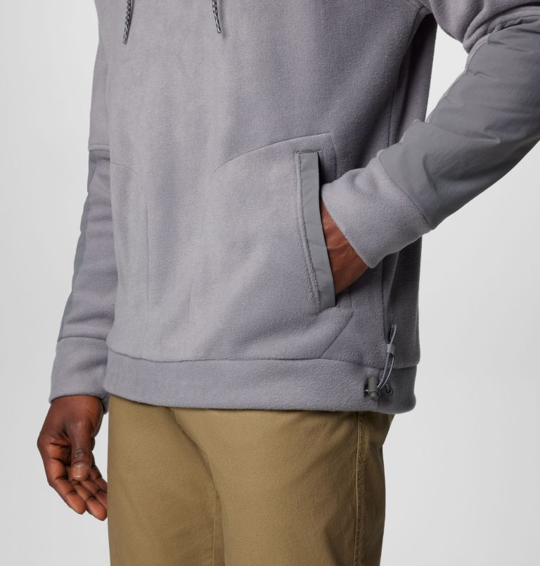 Men's Hunterdon II Fleece Hoodie, Color: City Grey, image 6