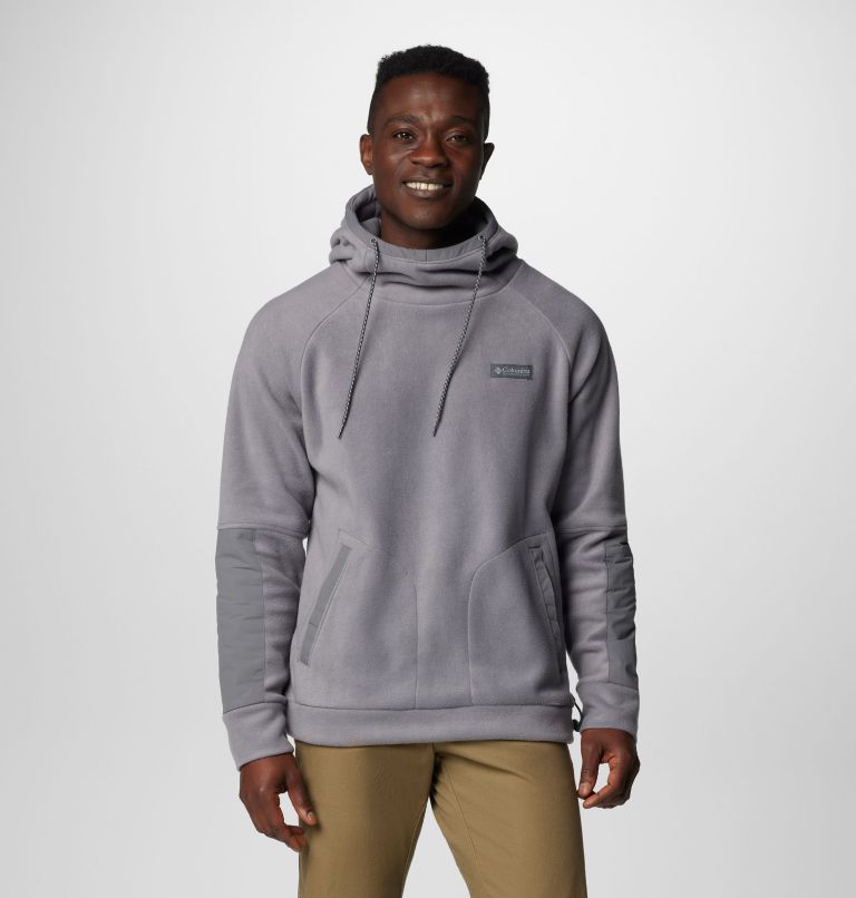 Men's Hunterdon II Fleece Hoodie, Color: City Grey, image 1
